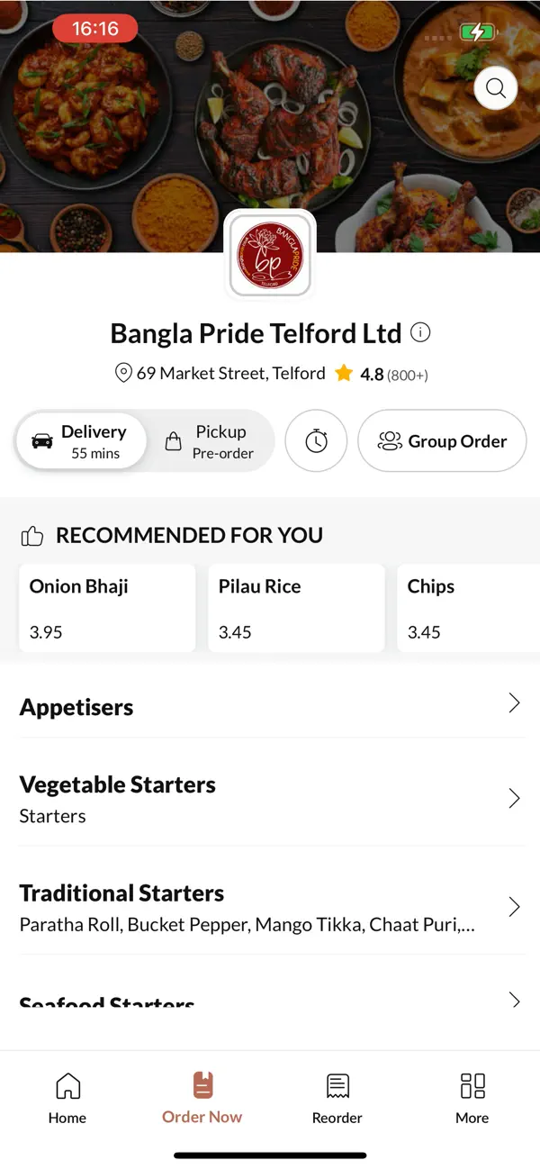 Screenshot #2 pour Bangla Pride Telford Ltd