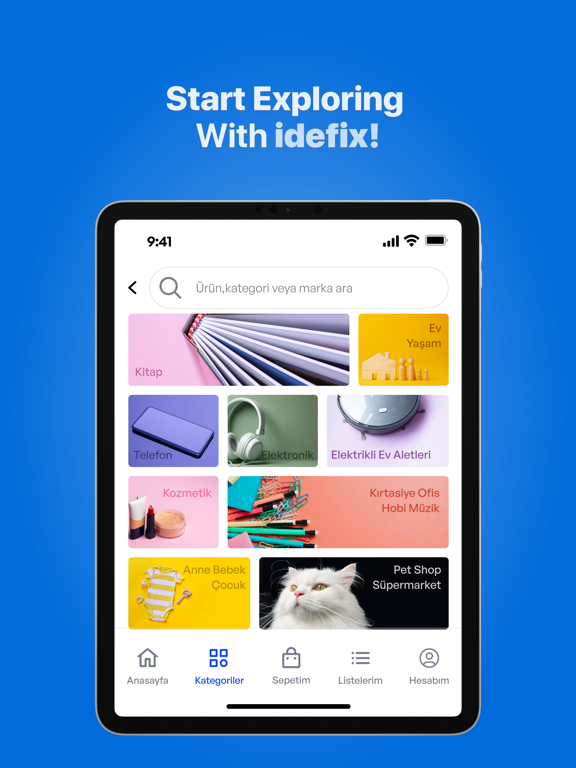 idefix iPad screenshot 2 - Shopping app