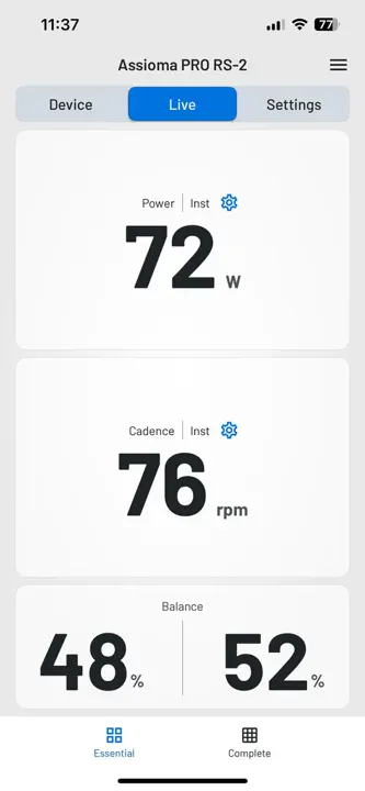 Favero Assioma: Screenshot 3 von 4
