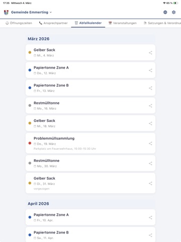 EmMe App iPad screenshot 4