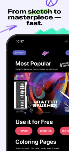 Brushes for Procreate Library Screenshot 6 of 7