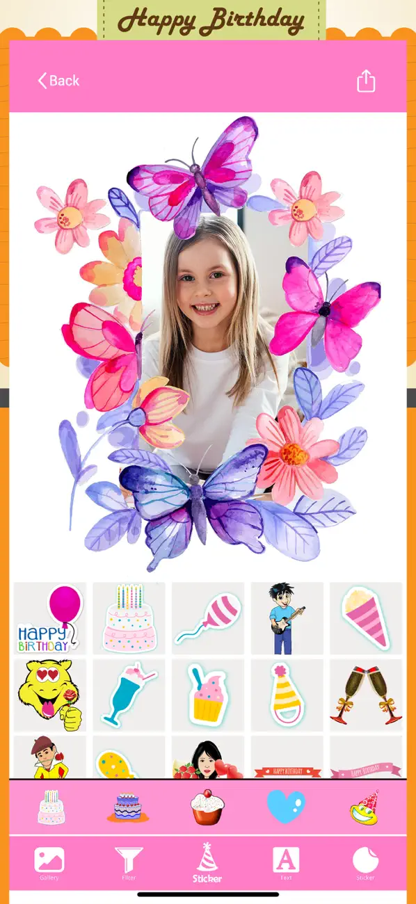 Screenshot #3 pour Birthday Vibes: CakePop Camera