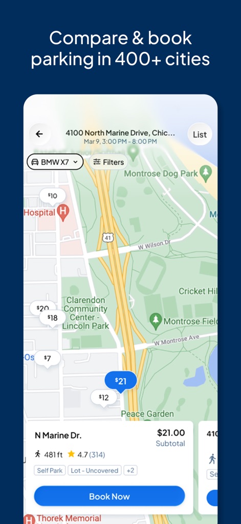 SpotHero: #1 Rated Parking App - Effortless Parking Search