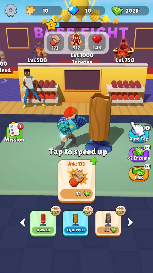 #3. Gym Super: Click Hero (iOS) 由: Ngo Hanh