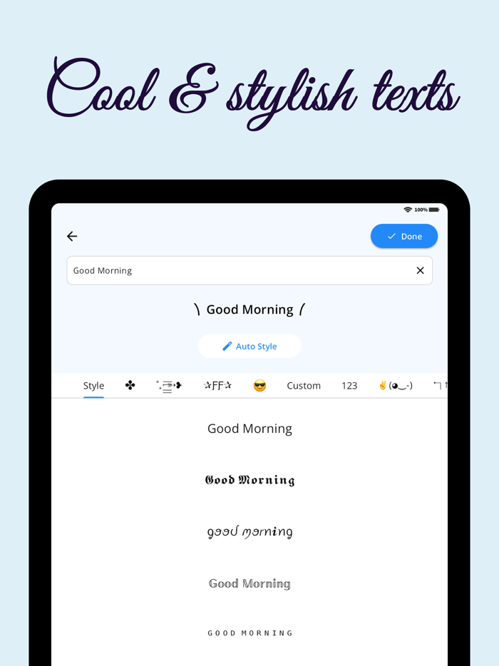 Stylish Text Font Style App
