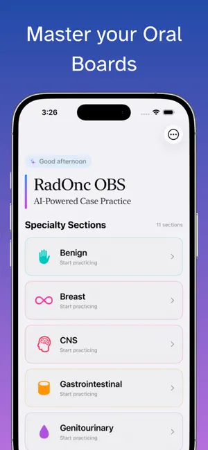 Rad Onc Oral Board Sim screenshot 1