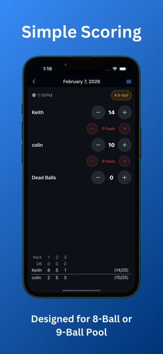 Pool Scores Screenshot 2 of 3