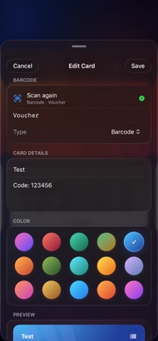 CardStaq screenshot