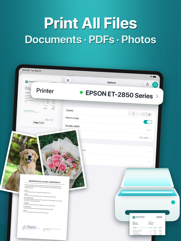 Smart Printer - Print and Scan iPad screenshot