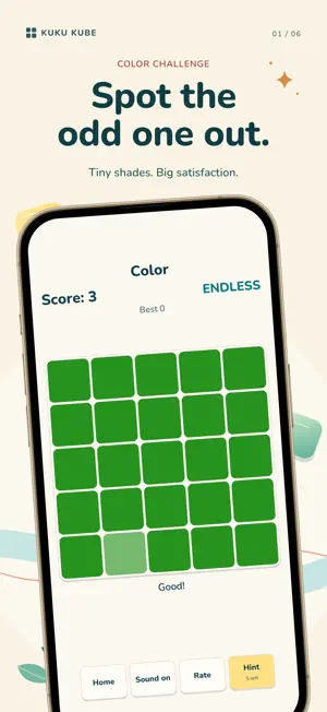 Kuku Kube - Color Test screenshot 1