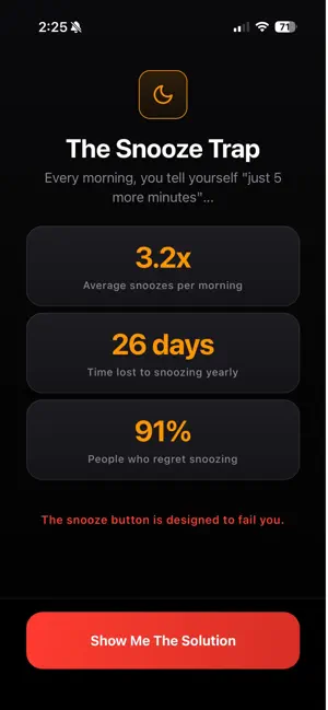 Alarm Clock - Scan To Wake screenshot 2
