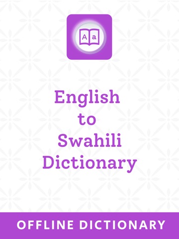 Swahili | Swahili Dictionary iPad screenshot