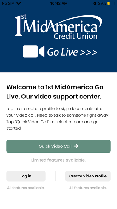 1st MidAmerica Go Live Screenshot