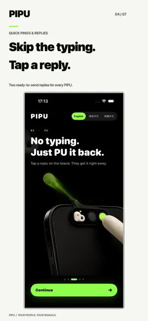 PIPU-Quick Pings & Replies screenshot 4