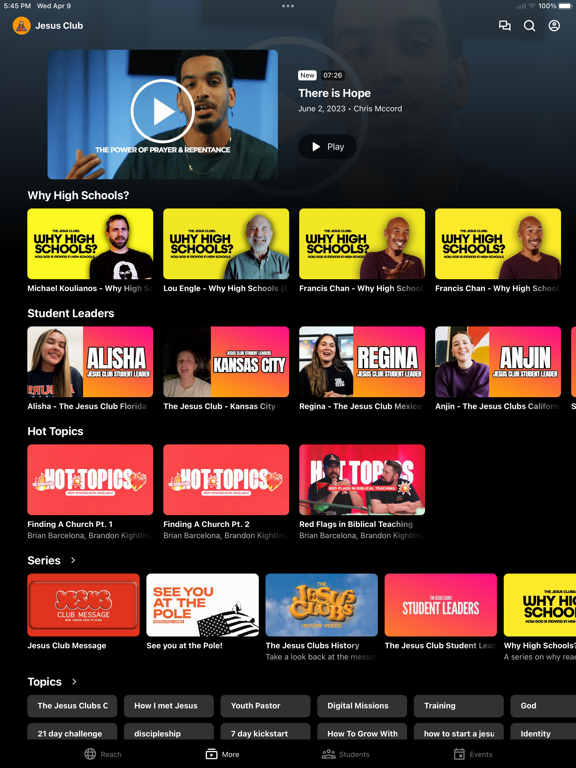 The Jesus Clubs iPad screenshot 2 - Education app