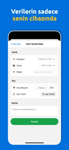 Fintory: Yatırım Takibi screenshot