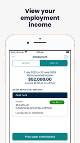 Australian Taxation Office screenshot