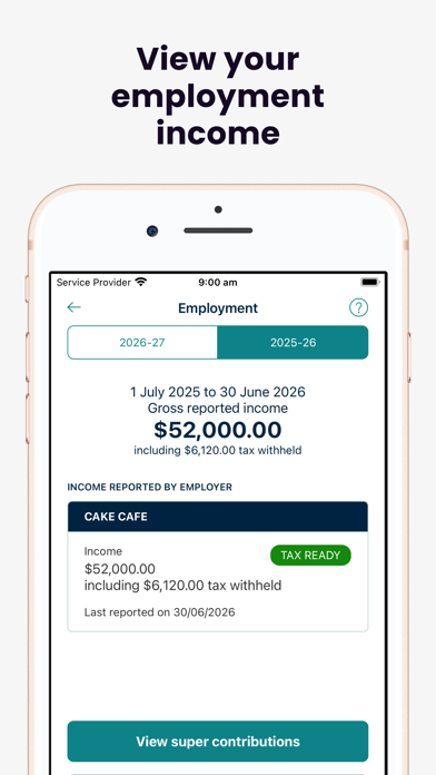 Australian Taxation Office iPhone screenshot 5