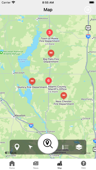 Adams County Sheriff WI Screenshot