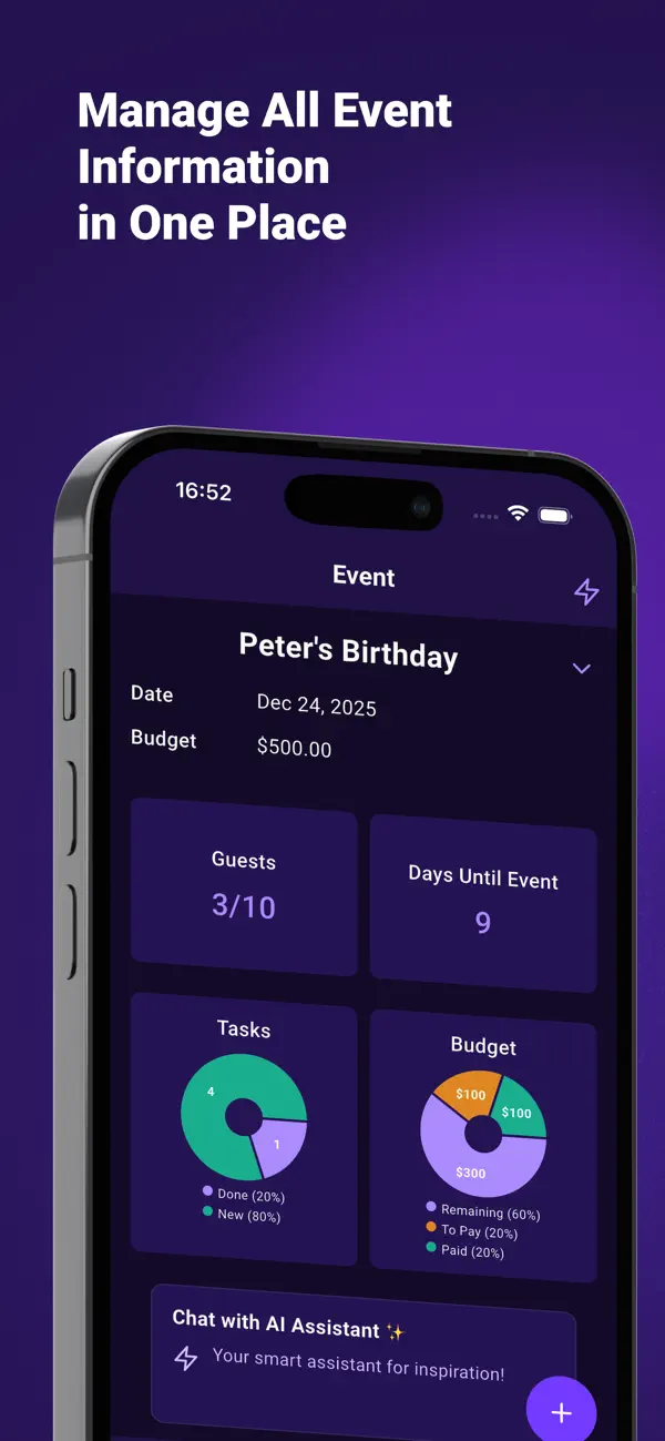 Screenshot #1 pour Event Maker AI