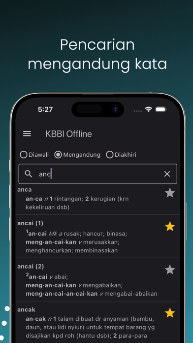 KBBI Offline Screenshot