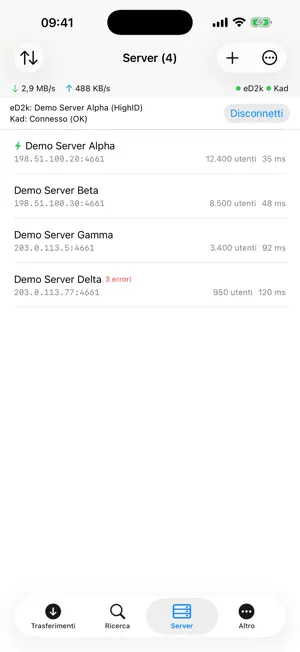 aMule Remote screenshot 4
