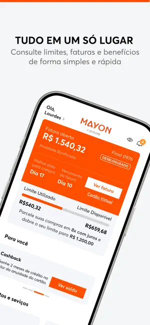 Cartão Mayon screenshot 2