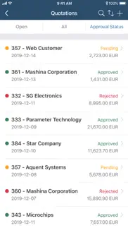 sap business one sales iphone capturas de pantalla 4