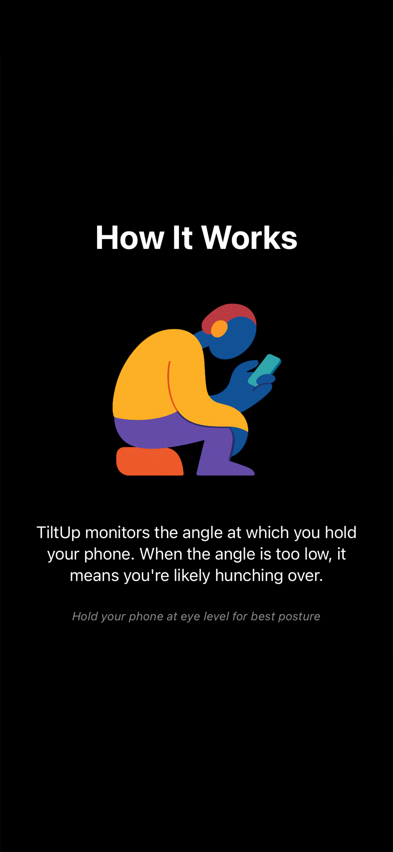 TiltUp: Posture Tracker