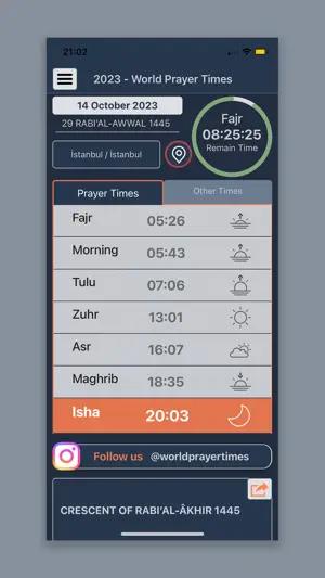 World Prayer Times Pro screenshot 2