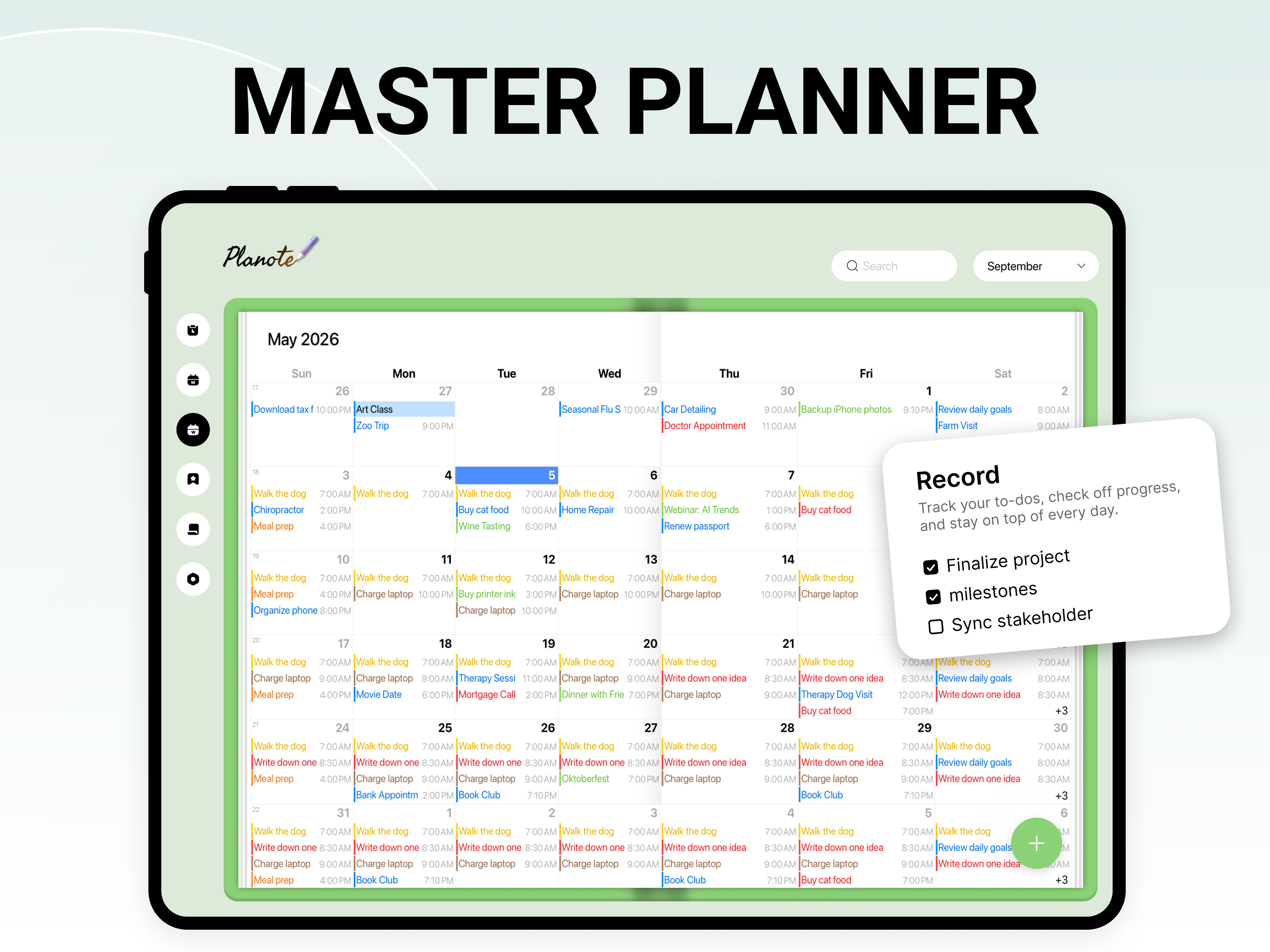 Planote - Daily Planner Tasks