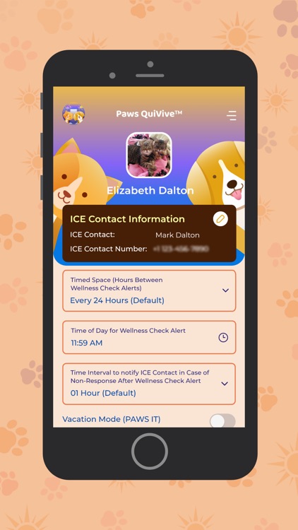 Safety Check Ins, Paws QuiVive screenshot-4