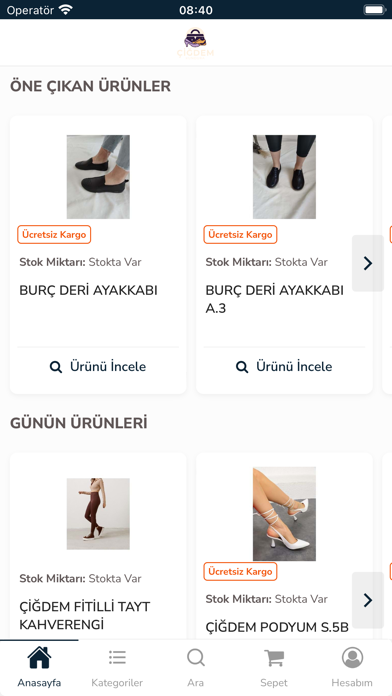 Çiğdem Kundura Screenshot