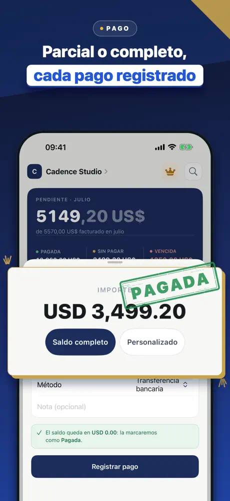 Smart Factura y Presupuesto — captura 5