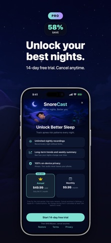 SnoreCast — Snore Recorder Screenshot 9 of 10