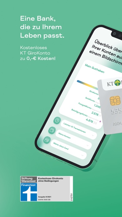 KT Bank Mobile Banking Screenshot