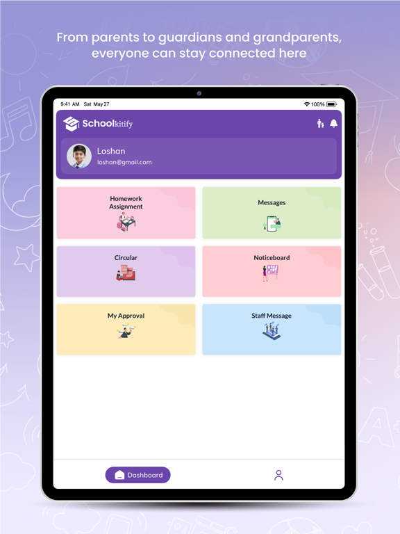 SchoolKitify iPad screenshot