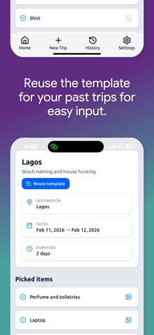 Iteminder screenshot
