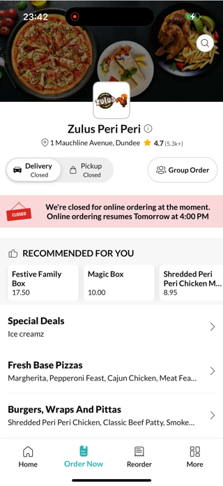 Zulus Peri Peri Dundee Screenshot 2 of 4