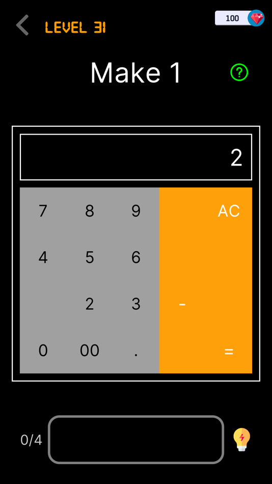 #4. The Calculator Puzzle (iOS) Podle: Sejin Park