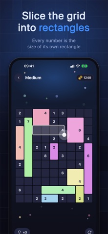 Pixtangle: Shikaku Rectangles Screenshot 1 of 7