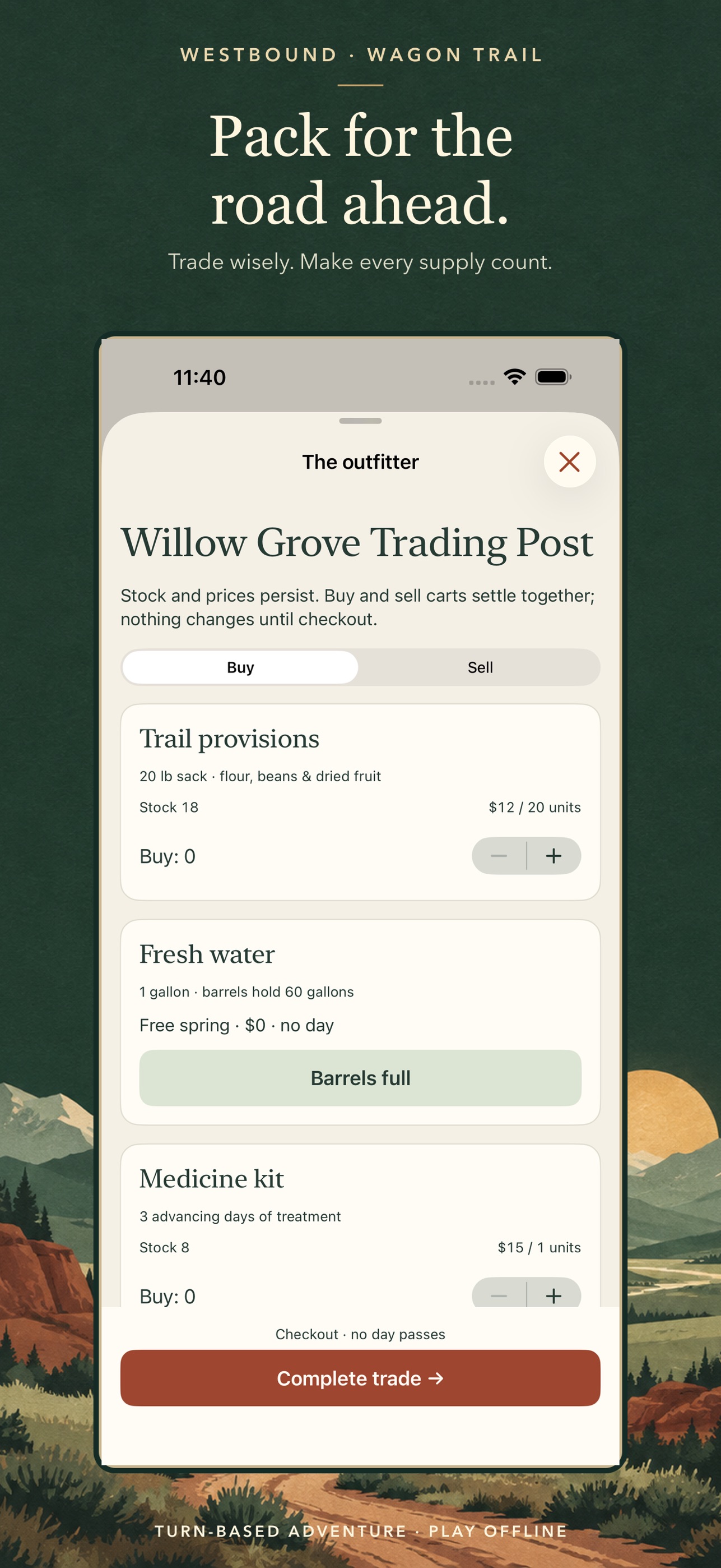 Screenshot 4 of Westbound: Wagon Trail
