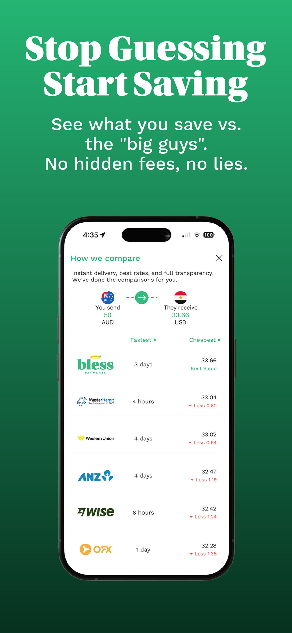 Bless Payments: Money Transfer
