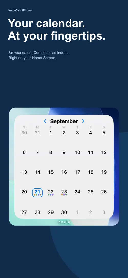 InstaCalのスクリーンショット 2