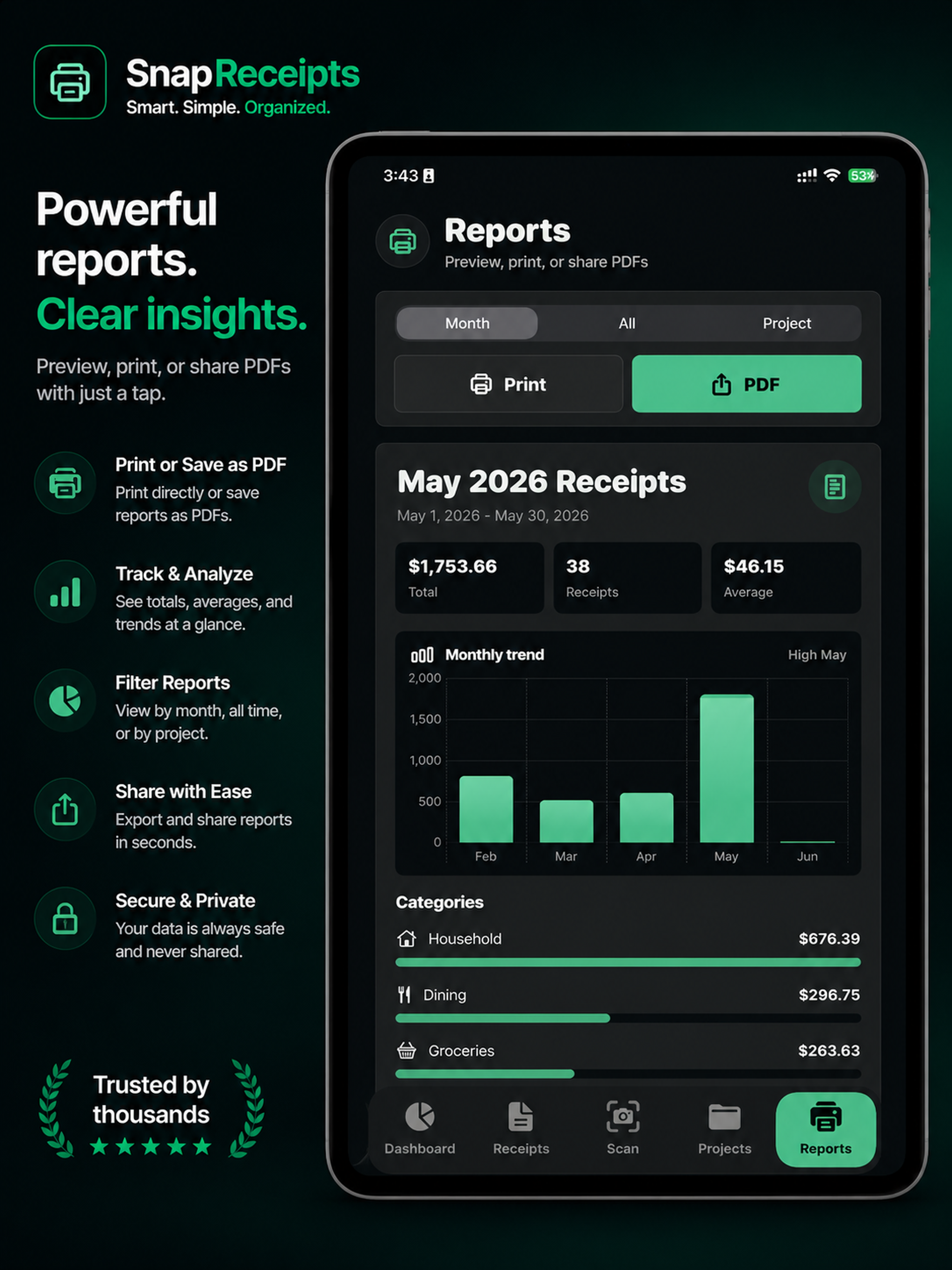 Snap Receipts: Receipt Scanner