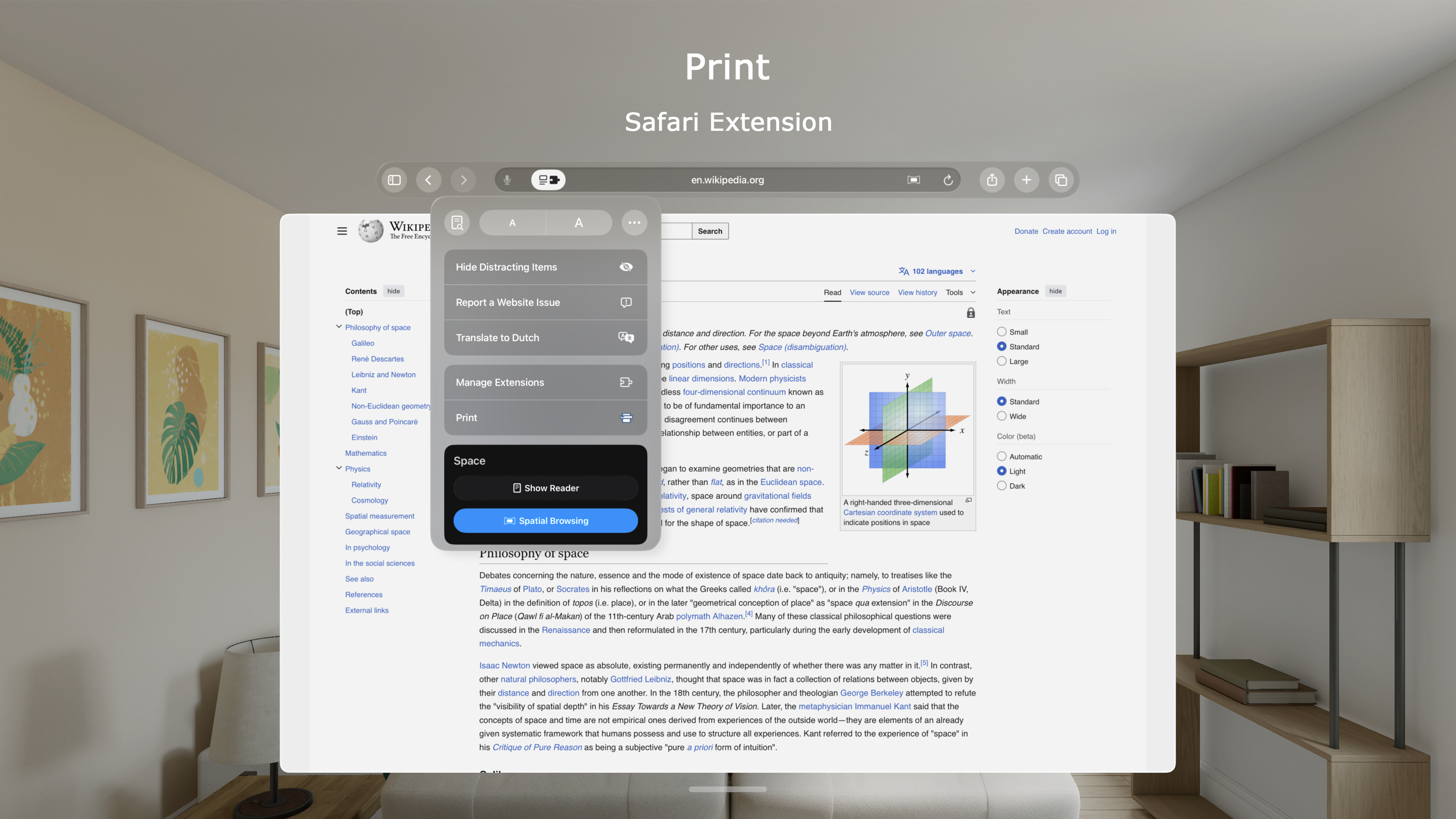 Print for Safari