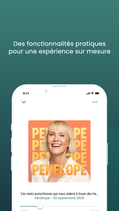 Radio-Canada OHdio iPhone screenshot 4 - Entertainment app