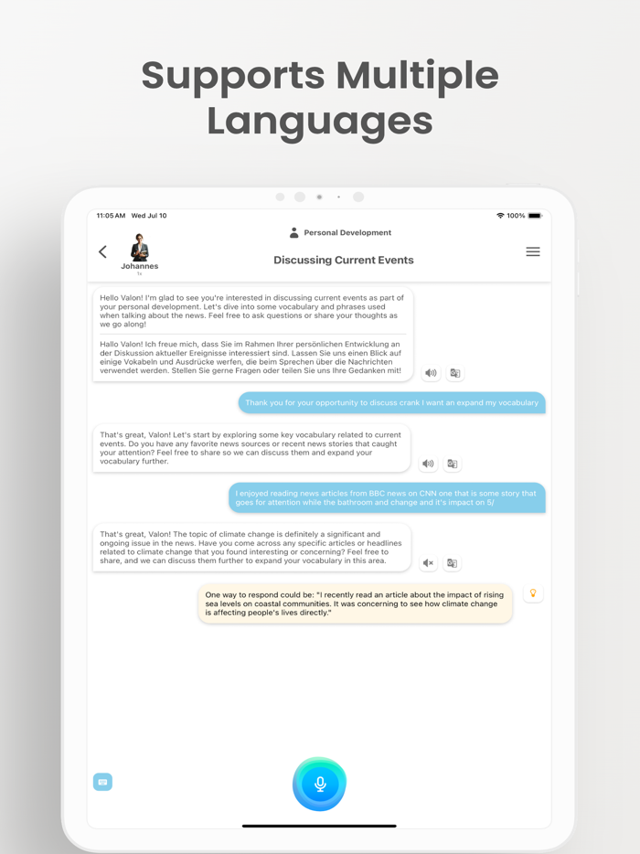 Englisch lernen AI - SpeakEasy