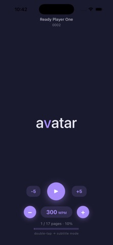 Focal reading screenshot