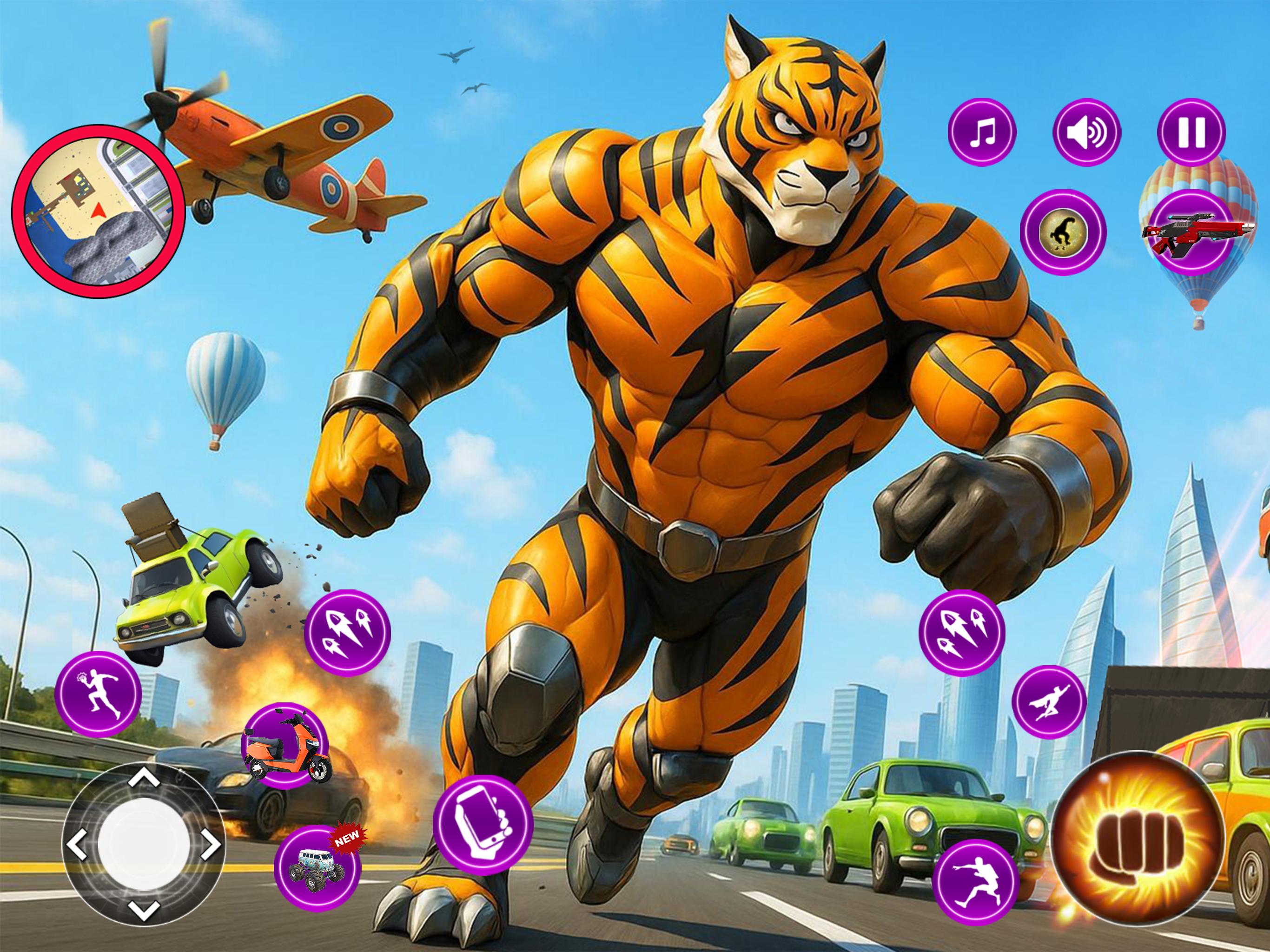 Wild Tiger Family Open World